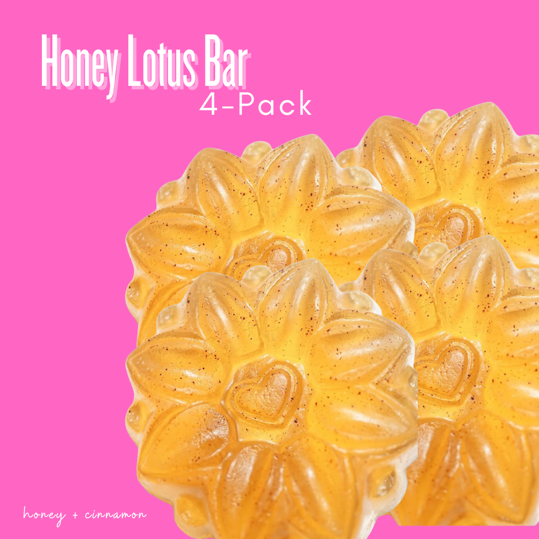 Honey Lotus Flower Bar 4-pack