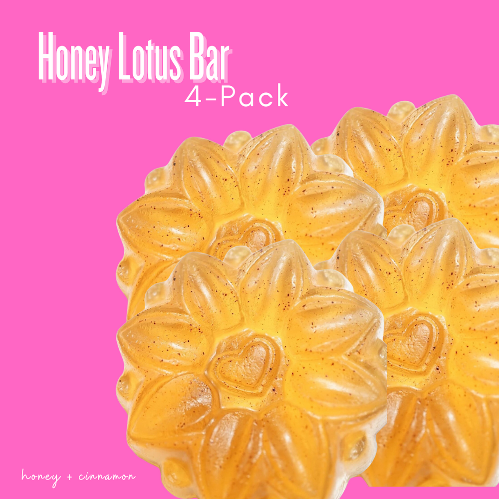4-pack Shea Butter Flower Bar